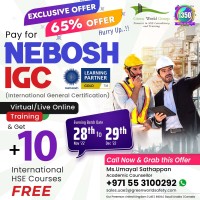 Join NEBOSH IGC with 65 Exclusive Offer